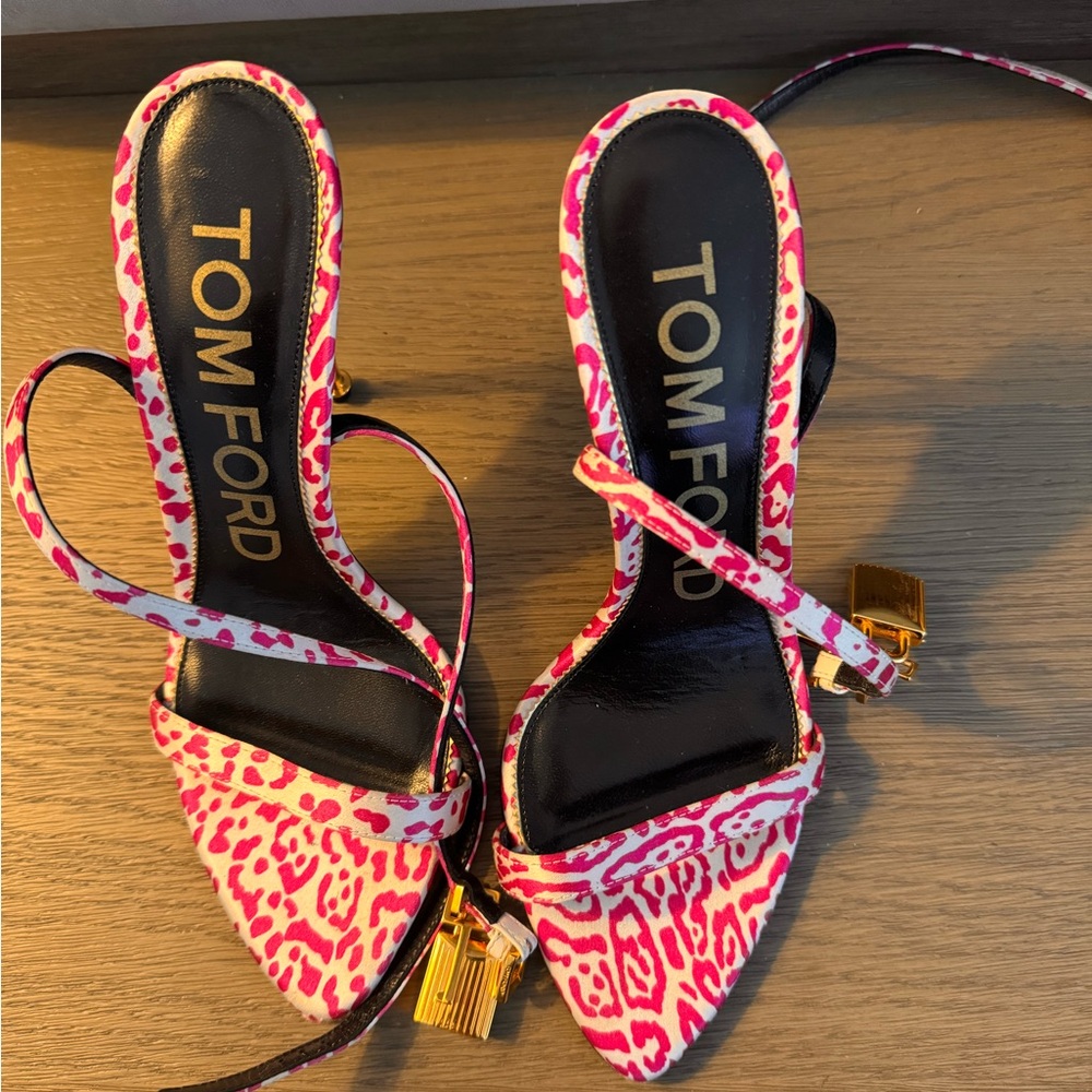 Tom Ford Pink & White Heels